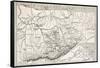 Kabylie Old Map, Algeria. Created By Erhard, Published On Le Tour Du Monde, Paris, 1867-marzolino-Framed Stretched Canvas