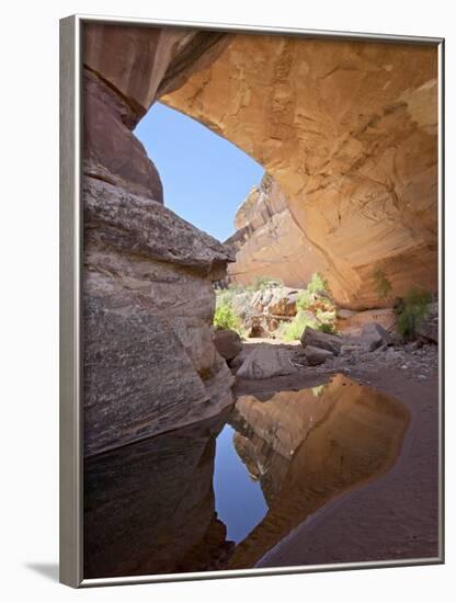 Kachina Natural Bridge, Natural Bridges National Monument, Utah, USA-James Hager-Framed Photographic Print