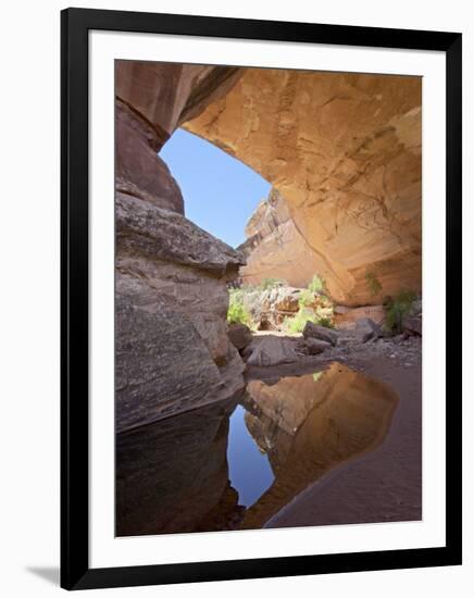 Kachina Natural Bridge, Natural Bridges National Monument, Utah, USA-James Hager-Framed Photographic Print