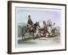 Kafila with a Camel Bearing a Hodesh, The Valley of the Nile, Engraved Lehnert, c.1848-Achille-Constant-Théodore-Émile Prisse d'Avennes-Framed Giclee Print