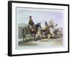 Kafila with a Camel Bearing a Hodesh, The Valley of the Nile, Engraved Lehnert, c.1848-Achille-Constant-Théodore-Émile Prisse d'Avennes-Framed Giclee Print