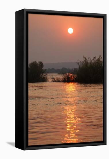 Kafue River at Dawn-Michele Westmorland-Framed Stretched Canvas