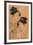 Kagiya Osen to Takashima Ohisa-Kitagawa Utamaro-Framed Giclee Print