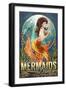 Kahala, Hawaii - Mermaids Drink for Free-Lantern Press-Framed Art Print