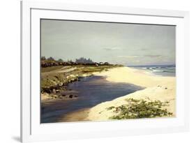 Kahuku Beach, Oahu-David Howard Hitchcock-Framed Art Print