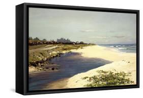 Kahuku Beach, Oahu-David Howard Hitchcock-Framed Stretched Canvas