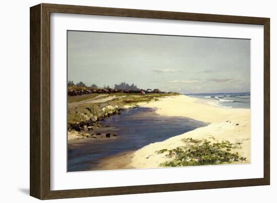 Kahuku Beach, Oahu-David Howard Hitchcock-Framed Art Print