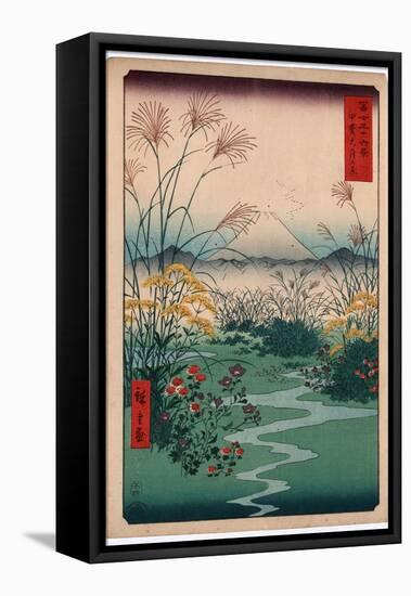 Kai Outsuki No Hara-Utagawa Hiroshige-Framed Stretched Canvas