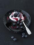 Yogurt Cream with Blueberries and Blackberries-Kai Schwabe-Photographic Print