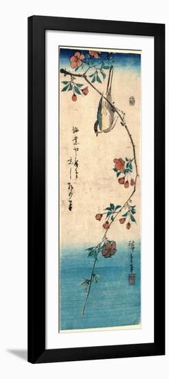 Kaido Ni Shokin-Utagawa Hiroshige-Framed Giclee Print