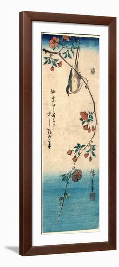 Kaido Ni Shokin-Utagawa Hiroshige-Framed Giclee Print