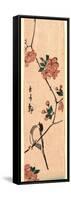 Kaido Ni Shokin-Utagawa Hiroshige-Framed Stretched Canvas