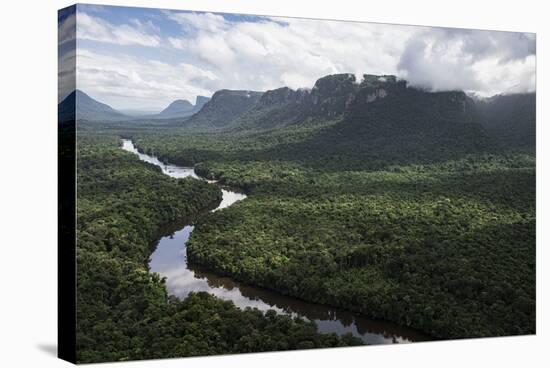 Kaieteur Falls on the Potaro River, Kaieteur Gorge, Kaieteur National Park, Essequibo, Guyana-Pete Oxford-Stretched Canvas