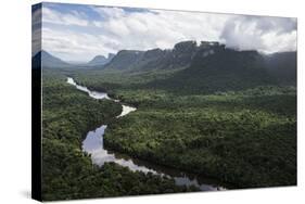 Kaieteur Falls on the Potaro River, Kaieteur Gorge, Kaieteur National Park, Essequibo, Guyana-Pete Oxford-Stretched Canvas