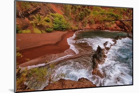 Kaihalulu Beach Maui Hawaii-null-Mounted Art Print