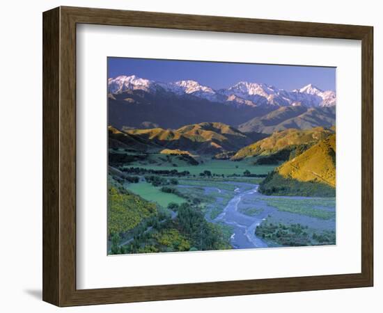 Kaikoura Range, South Island, New Zealand-Doug Pearson-Framed Photographic Print