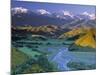 Kaikoura Range, South Island, New Zealand-Doug Pearson-Mounted Photographic Print