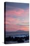 Kaikoura Ranges in South Island at Sunset from Wellington, North Island, New Zealand, Pacific-Nick-Stretched Canvas