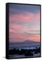 Kaikoura Ranges in South Island at Sunset from Wellington, North Island, New Zealand, Pacific-Nick-Framed Stretched Canvas