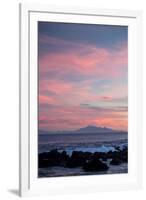 Kaikoura Ranges in South Island at Sunset from Wellington, North Island, New Zealand, Pacific-Nick-Framed Photographic Print