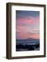 Kaikoura Ranges in South Island at Sunset from Wellington, North Island, New Zealand, Pacific-Nick-Framed Photographic Print