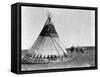 Kainai Tepee, c1927-Edward S. Curtis-Framed Stretched Canvas