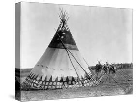 Kainai Tepee, c1927-Edward S. Curtis-Stretched Canvas