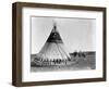 Kainai Tepee, c1927-Edward S. Curtis-Framed Giclee Print