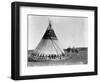 Kainai Tepee, c1927-Edward S. Curtis-Framed Giclee Print