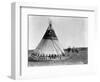 Kainai Tepee, c1927-Edward S. Curtis-Framed Giclee Print