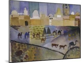 Kairouan I, 1914-Auguste Macke-Mounted Giclee Print