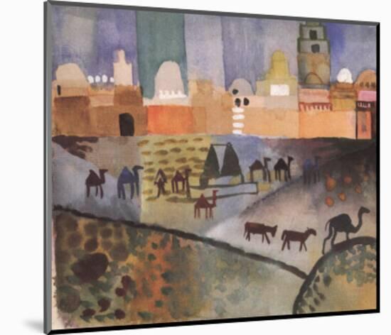 Kairouan I-Auguste Macke-Mounted Art Print