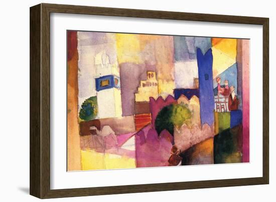 Kairouan-Auguste Macke-Framed Art Print