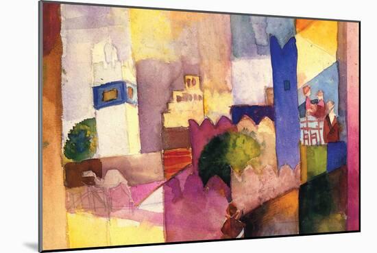 Kairouan-Auguste Macke-Mounted Art Print