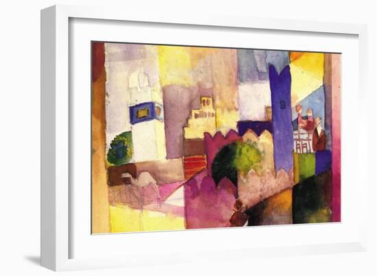 Kairouan-Auguste Macke-Framed Art Print