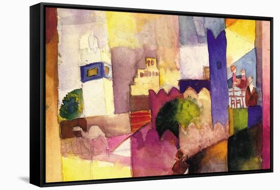 Kairouan-Auguste Macke-Framed Stretched Canvas