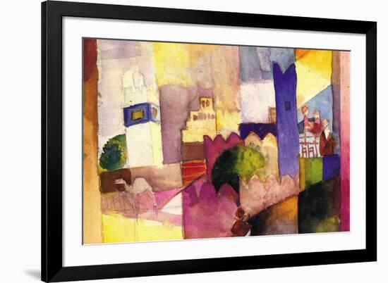 Kairouan-Auguste Macke-Framed Art Print