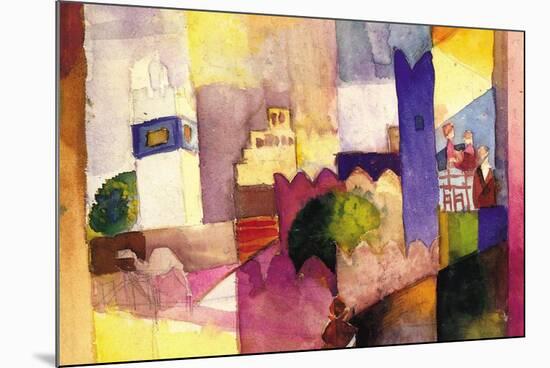 Kairouan-Auguste Macke-Mounted Art Print