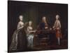 Kaiser Franz I with His Wife and Children, 1763-Martin Mytens II-Stretched Canvas
