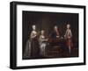 Kaiser Franz I with His Wife and Children, 1763-Martin Mytens II-Framed Giclee Print