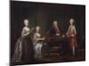 Kaiser Franz I with His Wife and Children, 1763-Martin Mytens II-Mounted Giclee Print
