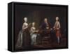 Kaiser Franz I with His Wife and Children, 1763-Martin Mytens II-Framed Stretched Canvas