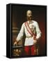 Kaiser Franz Josef I of Austria in Uniform-Carl Von Blaas-Framed Stretched Canvas