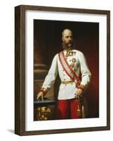 Kaiser Franz Josef I of Austria in Uniform-Carl Von Blaas-Framed Giclee Print