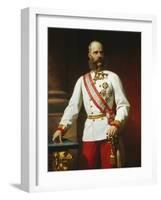 Kaiser Franz Josef I of Austria in Uniform-Carl Von Blaas-Framed Giclee Print