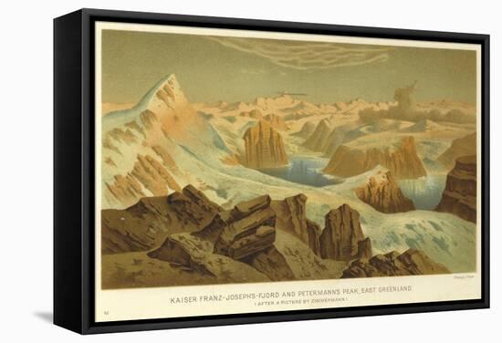 Kaiser Franz-Joseph'S-Fjord and Petermann's Peak, East Greenland-null-Framed Stretched Canvas