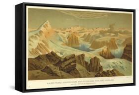 Kaiser Franz-Joseph'S-Fjord and Petermann's Peak, East Greenland-null-Framed Stretched Canvas