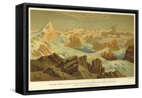 Kaiser Franz-Joseph'S-Fjord and Petermann's Peak, East Greenland-null-Framed Stretched Canvas