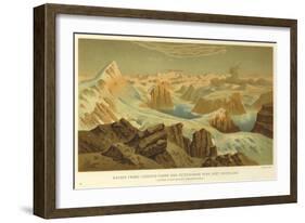 Kaiser Franz-Joseph'S-Fjord and Petermann's Peak, East Greenland-null-Framed Giclee Print