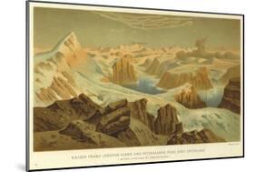 Kaiser Franz-Joseph'S-Fjord and Petermann's Peak, East Greenland-null-Mounted Giclee Print